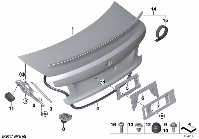 Trunk lid