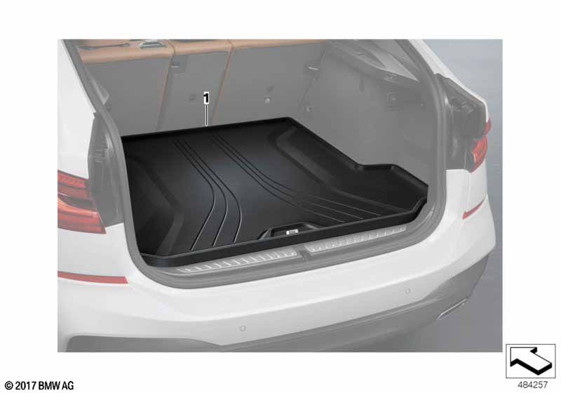 Genuine BMW 51472414224 F90 G30 Fitted Luggage Compartment Mat SW (Inc. 520i 1.6, 520i & 520d) | ML Performance EU Car Parts