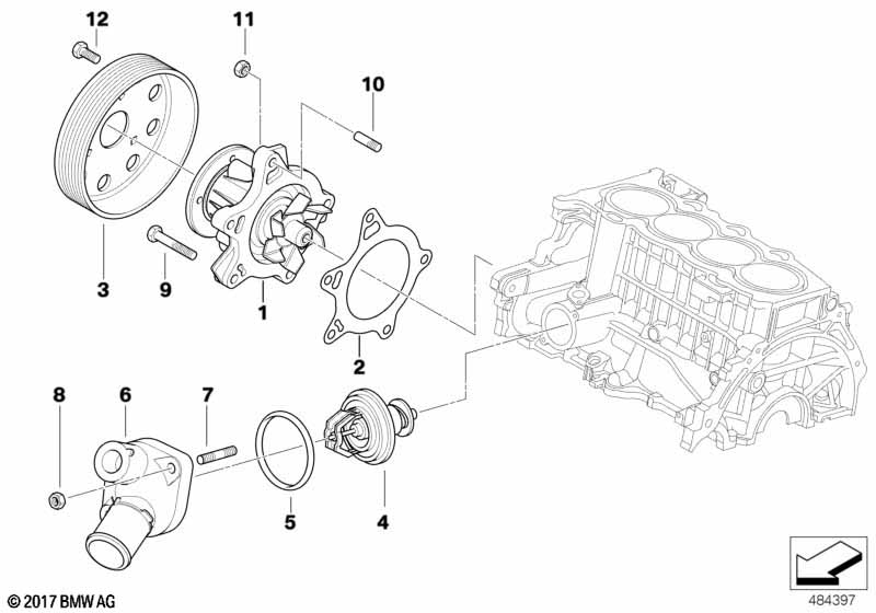Genuine BMW 11537791860 R50 Stud Bolt M6X21 (Inc. One D) | ML Performance UK Car Parts
