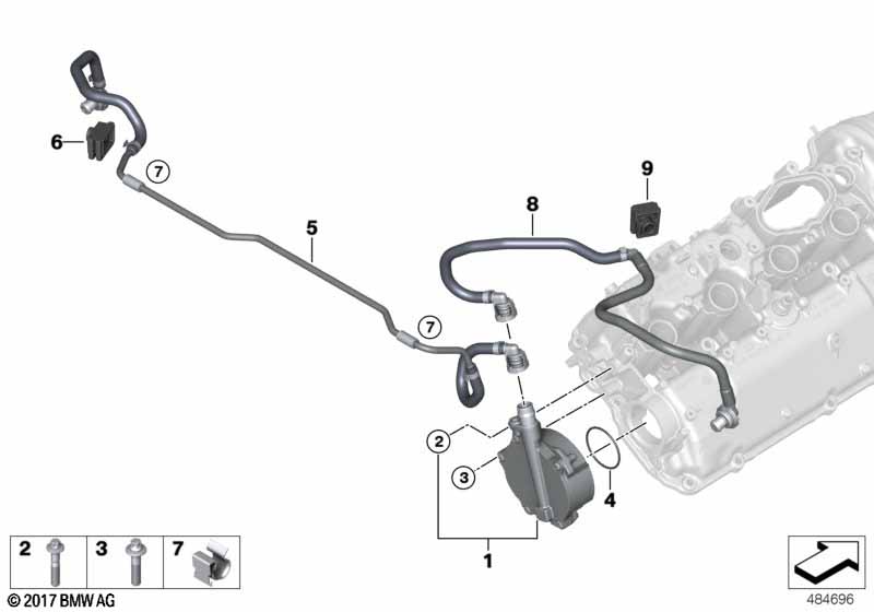 Genuine BMW 11667856824 F90 Vacuum Pipe (Inc. M5) | ML Performance UK Car Parts