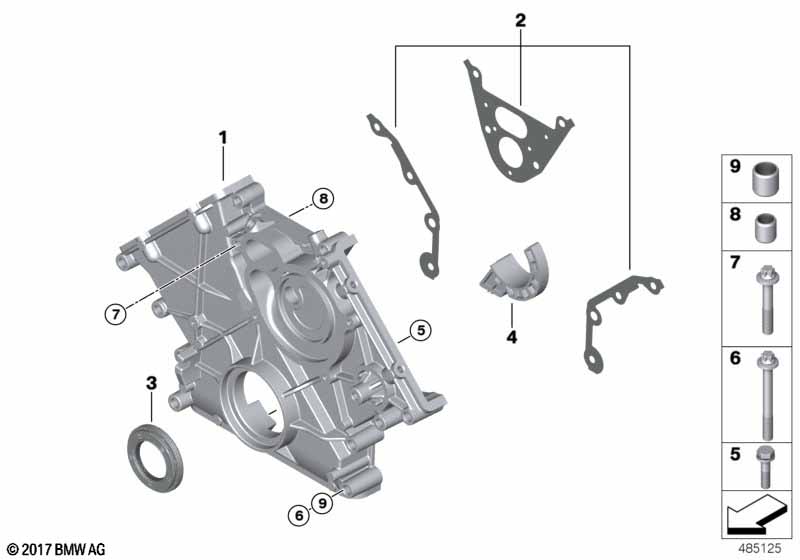 Genuine BMW 11147649036 F93 F92 F90 Timing Case Cover (Inc. M5 & M8) | ML Performance UK Car Parts