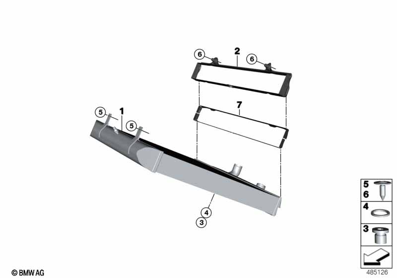 Genuine BMW 17108424998 Bracket F.Radiator UNTEN/LOWER (Inc. M6 GT3) | ML Performance UK Car Parts