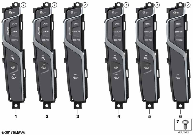Genuine BMW 61316843935 G01 Operating Unit, Center Console (Inc. X3 30iX & X3 M40iX) | ML Performance EU Car Parts