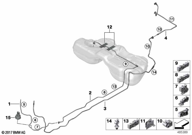 Genuine BMW 16127483261 G11 G12 Scavenging Line Rear (Inc. M760LiX, 740LiX & 740Li) | ML Performance UK Car Parts