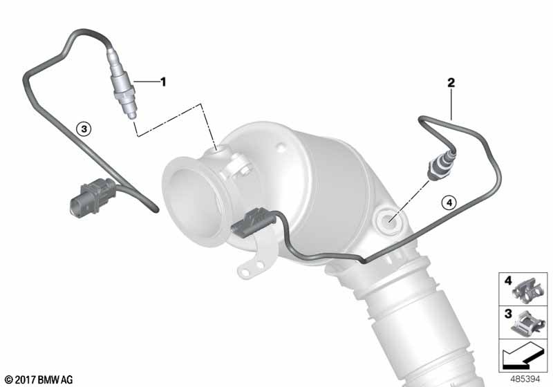 Genuine BMW 11788657235 F92 F90 F93 Lambda Monitor Sensor (Inc. X5 50iX, M8 & X7 50iX) | ML Performance UK Car Parts