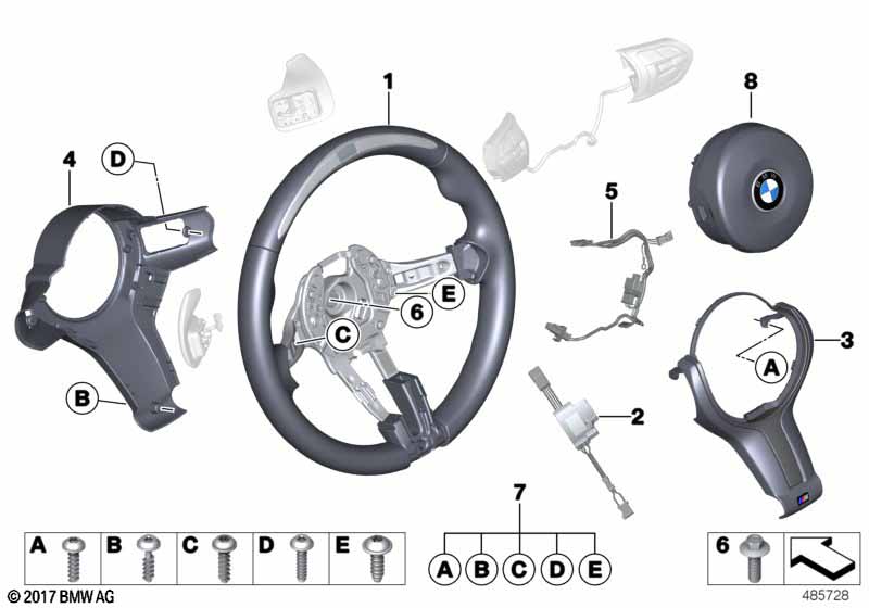 Genuine BMW 32308417525 Control Unit, Steering Wheel Electronics M235I RACING (Inc. M235i Racing) | ML Performance EU Car Parts