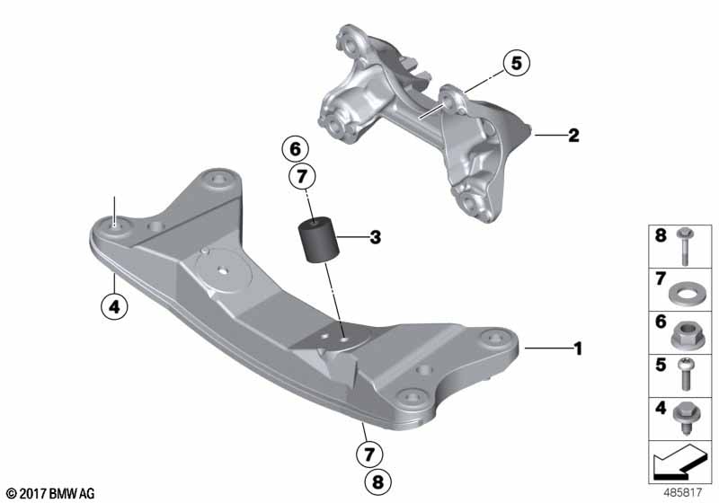 Genuine BMW 22328416819 Spacer Bush GETRIEBELAGERU (Inc. M235i Racing) | ML Performance UK Car Parts