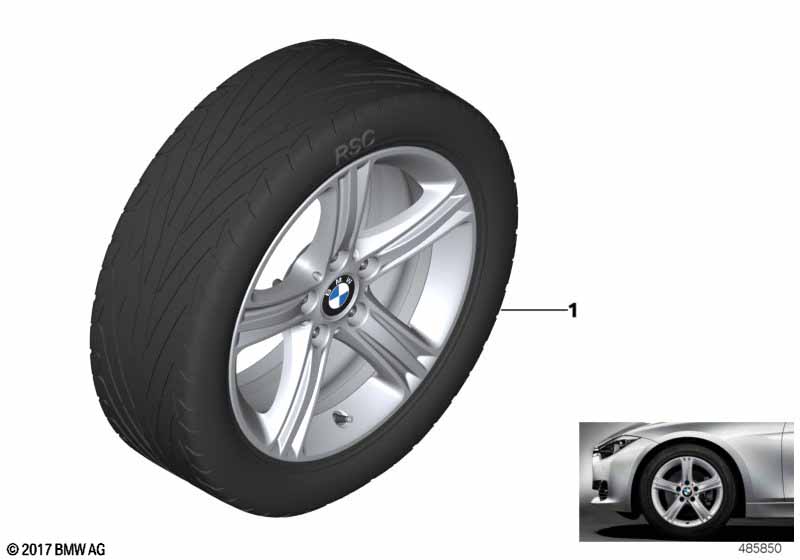 BMW LA wheel Star Spoke 393 - 17''