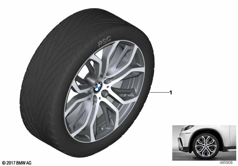 BMW Performance LA wheel Y-spoke 375