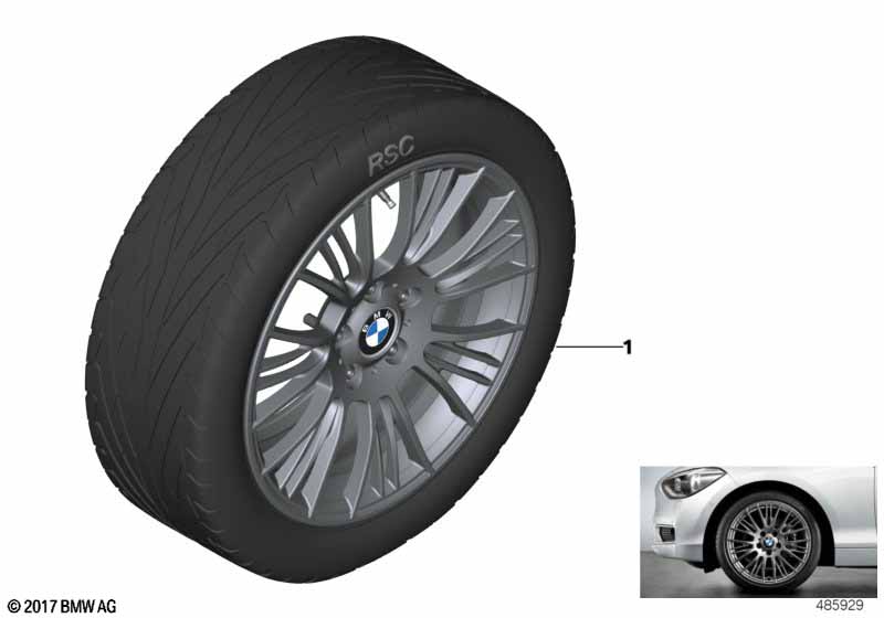 BMW LA wheel Radial Spoke 388 - 18''