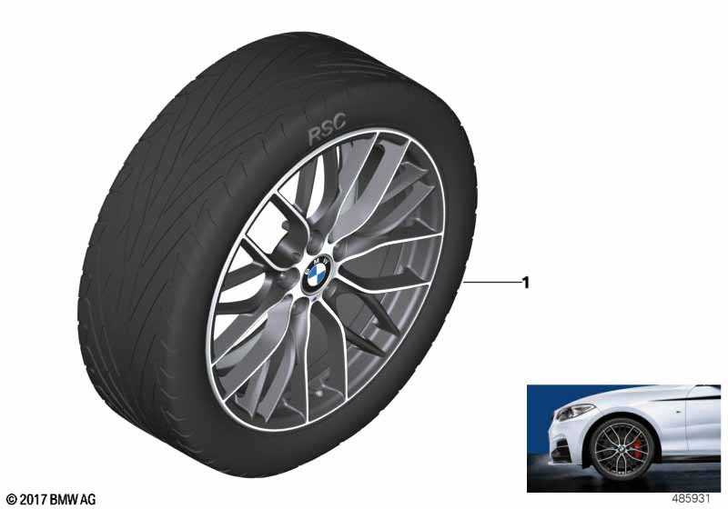 BMW LA wheel M Perf. double spoke 405M