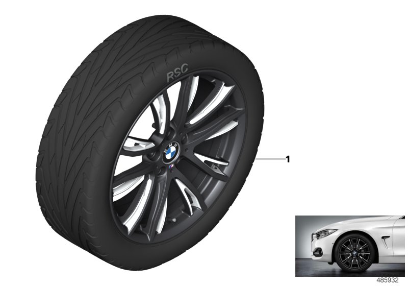 BMW LA wheel M Perf. Doub.sp.624M-20