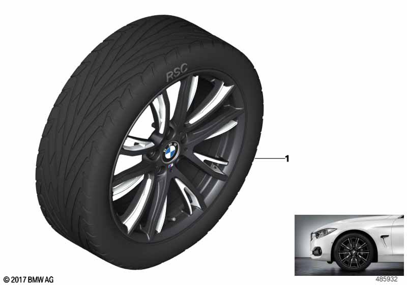 BMW LA wheel M Perf. Doub.sp.624M-20