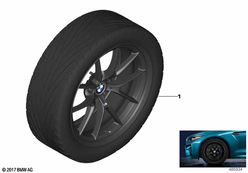 BMW LA wheel M Perf. Y-spoke 763M-19/20