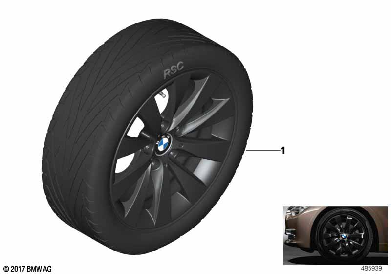 BMW LA wheel V-Spoke 413 - 17''