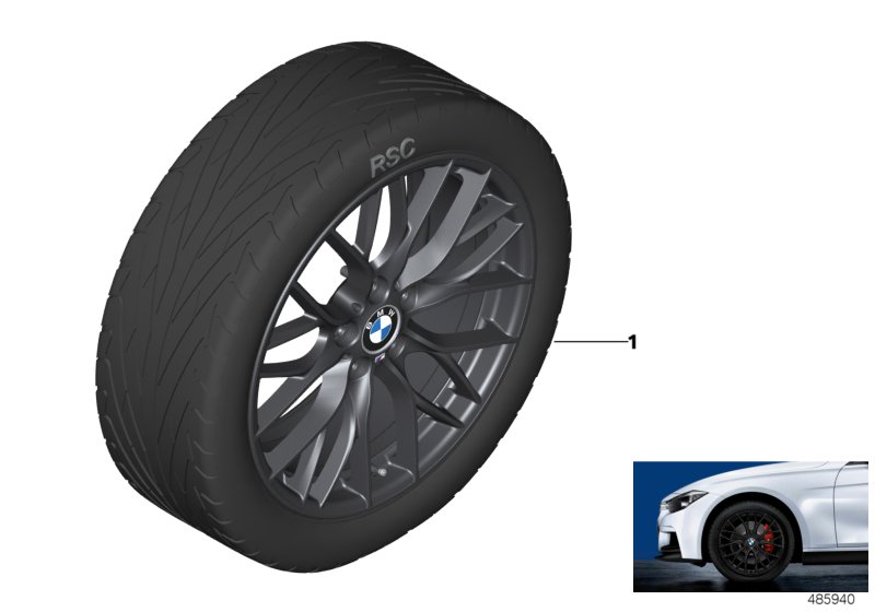 BMW LA wheel M Perf. Doub.sp.405M-18