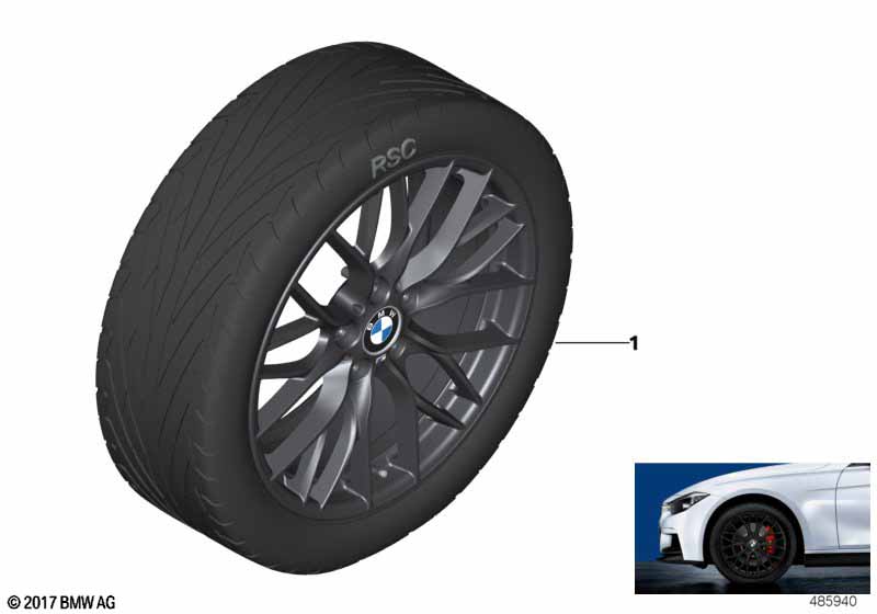 BMW LA wheel M Perf. Doub.sp.405M-18