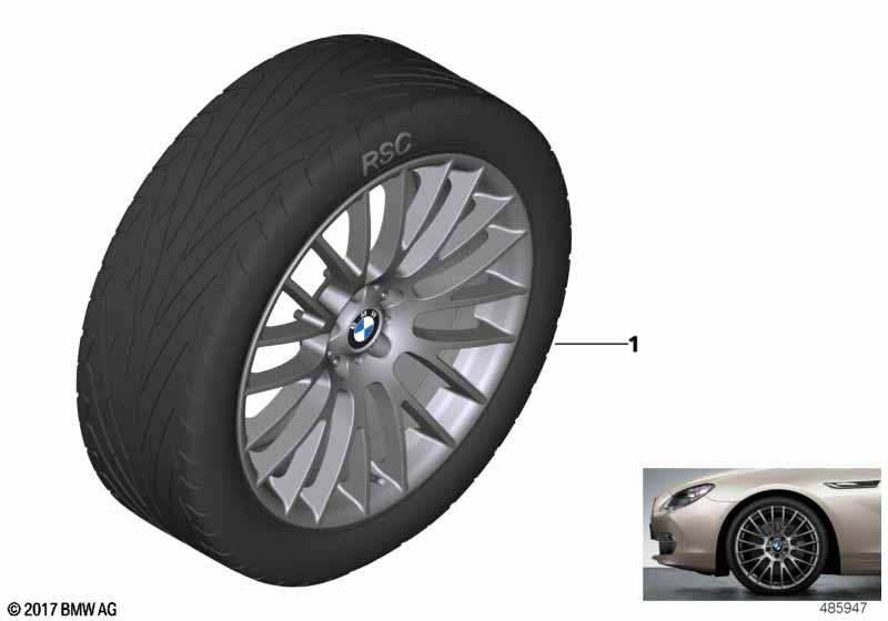 BMW LA wheel cross-spoke 312 - 20