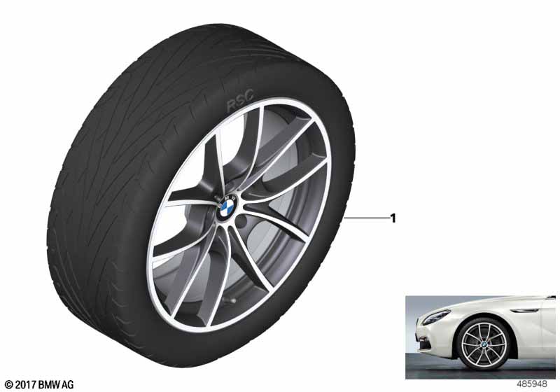 BMW LA wheel V-spoke 356 - 20