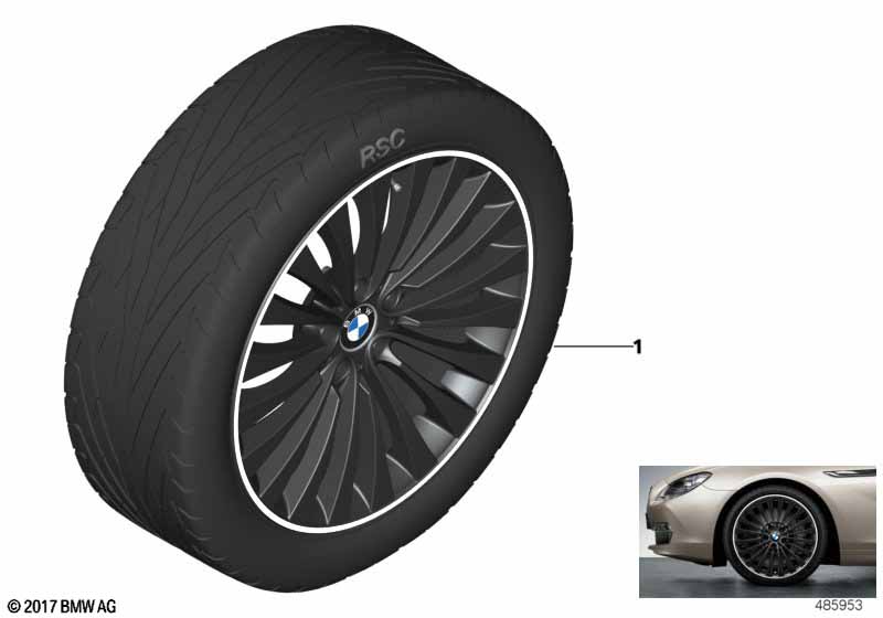 BMW LA wheel multi-spoke 410 - 20