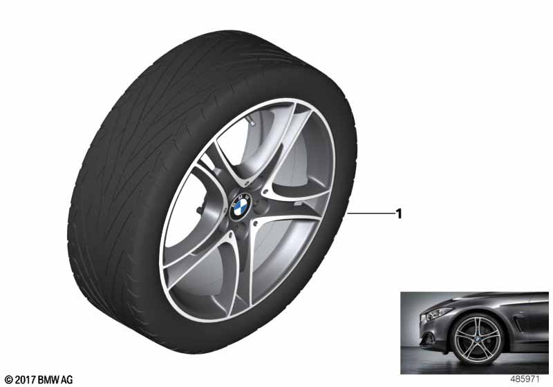 BMW LM Rad Doppelspeiche 361 - 18