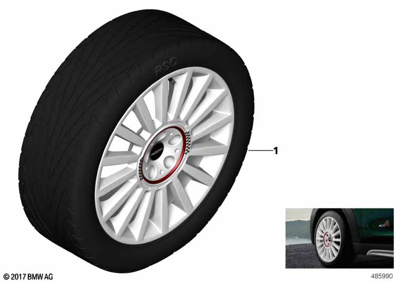 JCW k.z l.kovu Rallye Spoke 536 - 19