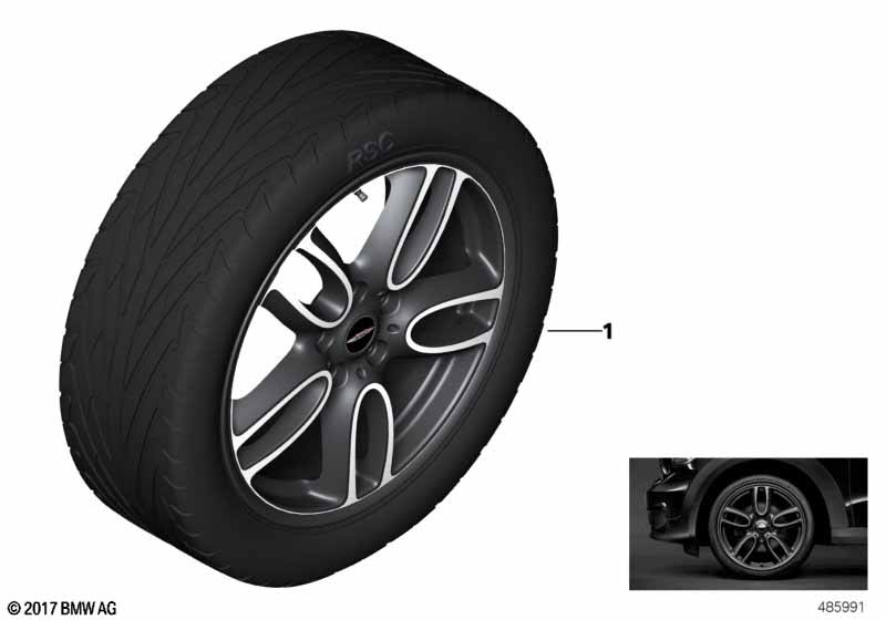 JCW k.z leh.kovu Double Spoke R129 - 19
