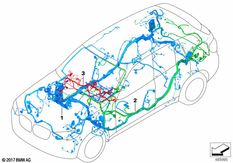 Genuine BMW 61112462620 Audio Wiring Harness, Duplicate (Inc. X4 25dX, X4 20iX & X4 M40dX) | Duco Car Parts UK Car Parts