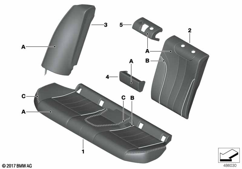 Individual Durchlade Sitz hinten