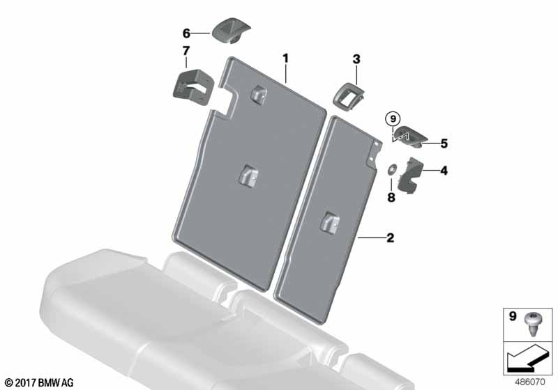 Genuine BMW 52207479136 G21 G02 G01 Cover, Control CANBERRABEIGE (Inc. X3 20i 1.6, X3 18d & X4 20dX) | ML Performance UK Car Parts