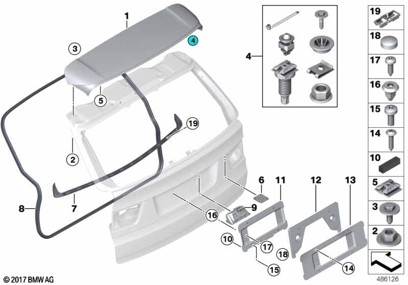 Genuine BMW 51717180654 E70 E71 Cover (Inc. X5 M) | ML Performance UK Car Parts