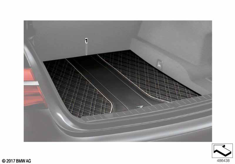 Genuine BMW 51472451765 G11 Floor Mat Exklusiv SCHW./BEIGE (Inc. 750dX, 730i & 750LdX) | ML Performance EU Car Parts