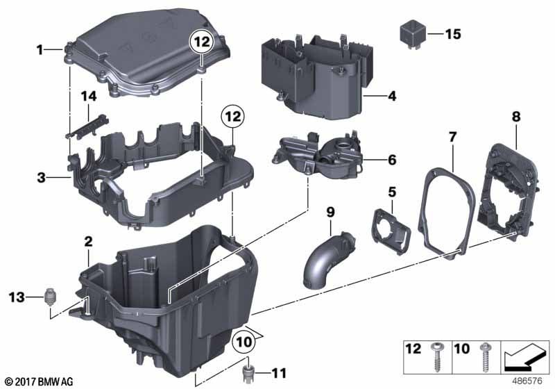 Genuine BMW 12907578125 E89 Cover With Blower (Inc. Z4) | ML Performance UK Car Parts