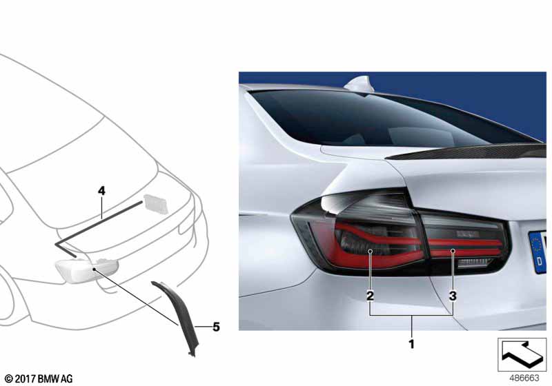 M Performance tail lights