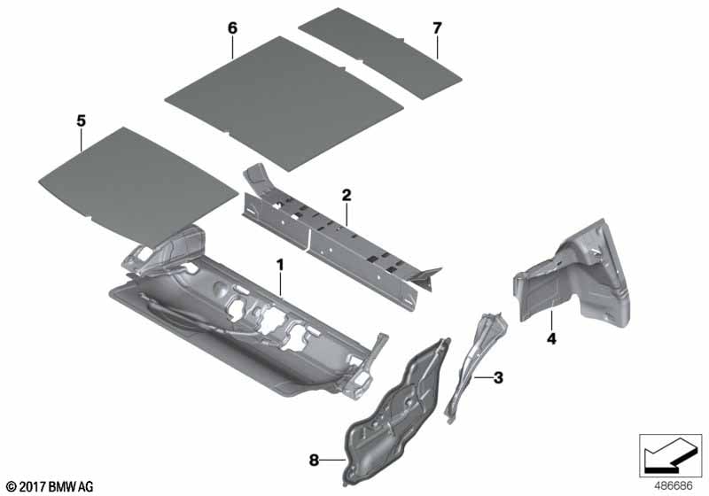 Sound insulating rear