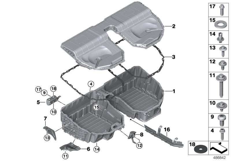 Genuine BMW 61258624563 G30 Right Bracket (Inc. 530e & 530eX) | ML Performance UK Car Parts