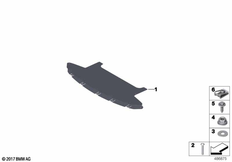 Genuine BMW 11002190417 Hex Nut With Plate M6 KAY HWM (Inc. M6 GT3, M235i Racing & M4 GT4) | ML Performance EU Car Parts