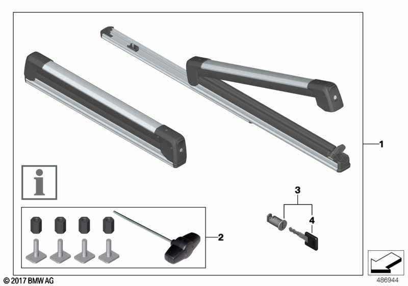 Ski and snowboard holder pull-out
