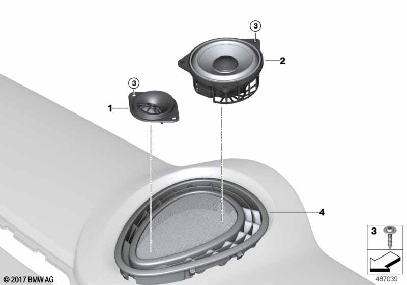 Loudspeaker, instrument panel