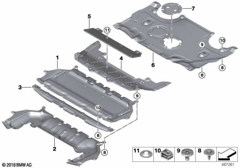 Underhood shield