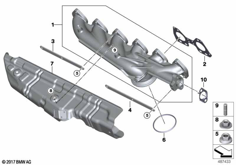 Exhaust manifold-AGR