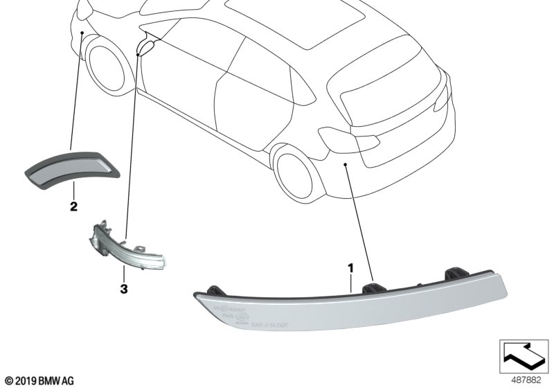 Side marker light / reflector