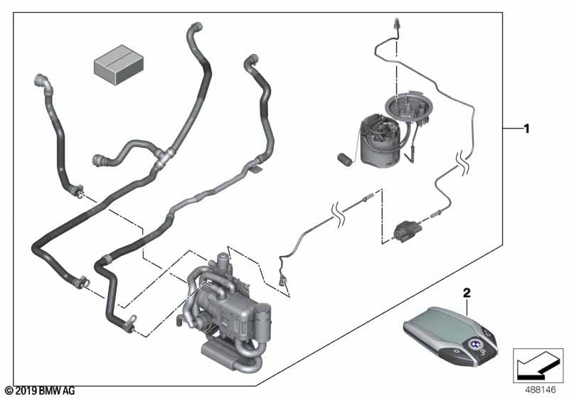 Retrofit parked-car heater