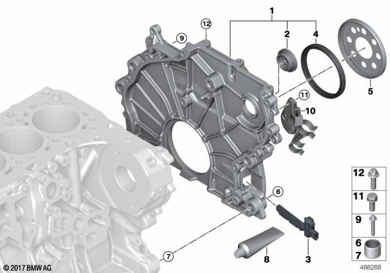 Genuine BMW 11748586356 F40 F48 Holder (Inc. Cooper D ALL4, Cooper SD ALL4 & X2 18dX) | ML Performance UK Car Parts