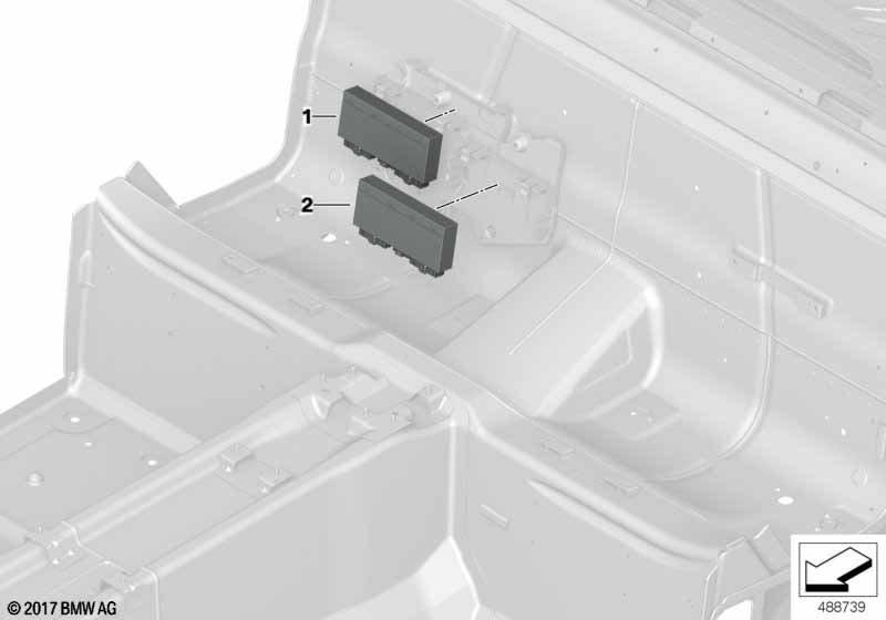 Genuine BMW 61359481411 I15 Convertible Top Module SLAVE (Inc. i8) | ML Performance EU Car Parts