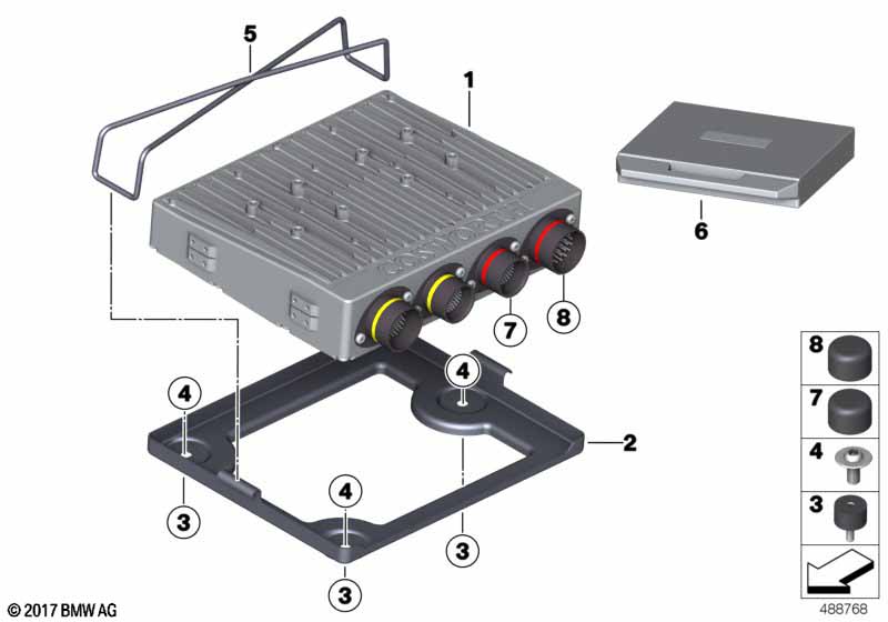 Genuine BMW 51717750609 Swinging Metal Buffer M6 20X15 SH40 (Inc. M6 GT3) | ML Performance EU Car Parts