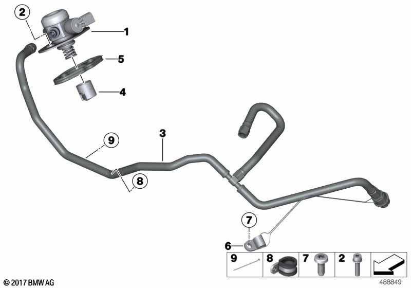 Genuine BMW 11518423393 Clamp 20X20-W4 (Inc. M6 GT3) | ML Performance UK Car Parts