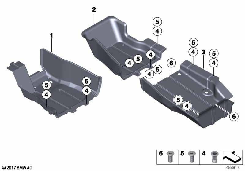 Genuine BMW 51408416582 Passenger's Footwell Trim Panel VO RE/FRONT RH (Inc. M235i Racing) | ML Performance EU Car Parts