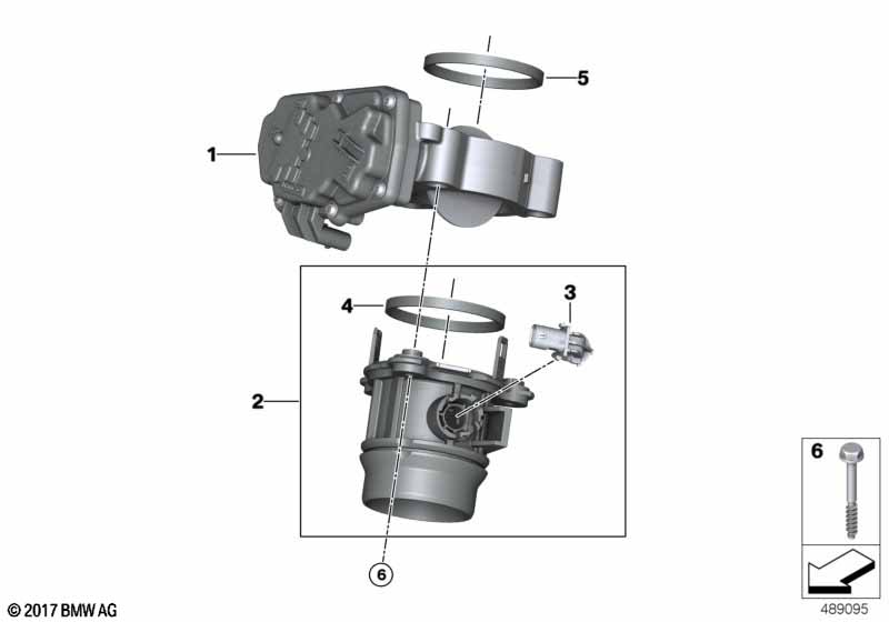 Genuine BMW 11618590724 G20 G21 G05 Charge Air Tube (Inc. X4 30dX, X4 25dX & 730LdX) | ML Performance UK Car Parts