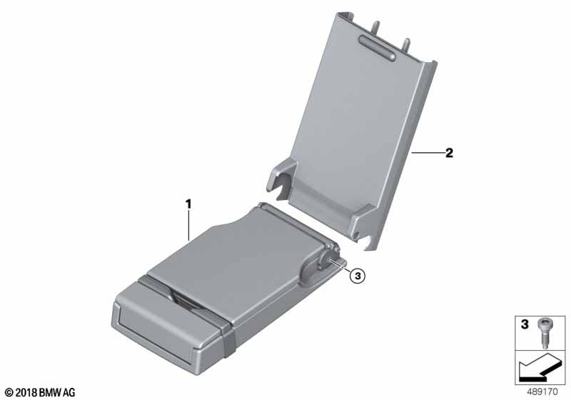 Genuine BMW 52209492995 G16 Center Arm Rest, Leather COGNAC (Inc. 840dX, M850iX & 840i) | ML Performance UK Car Parts